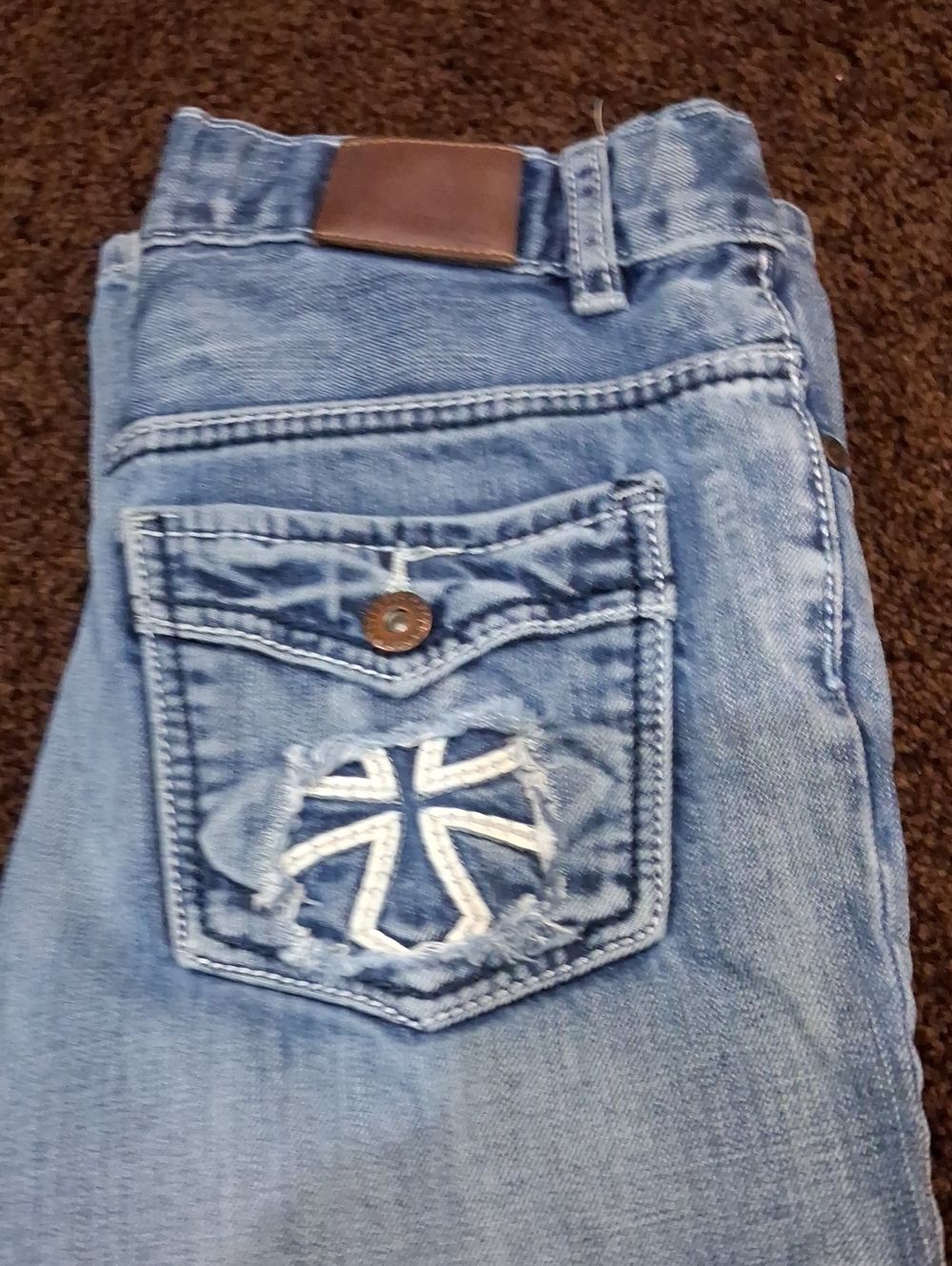 Classic Light Blue FLYPAPER Women’s Jeans with Embroidered Back Pockets